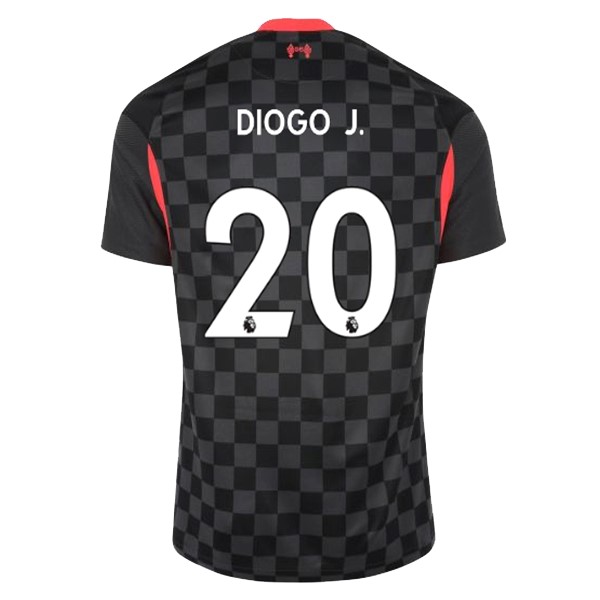 Maglia Liverpool NO.20 Diogo Jota Third 20/21 Nero